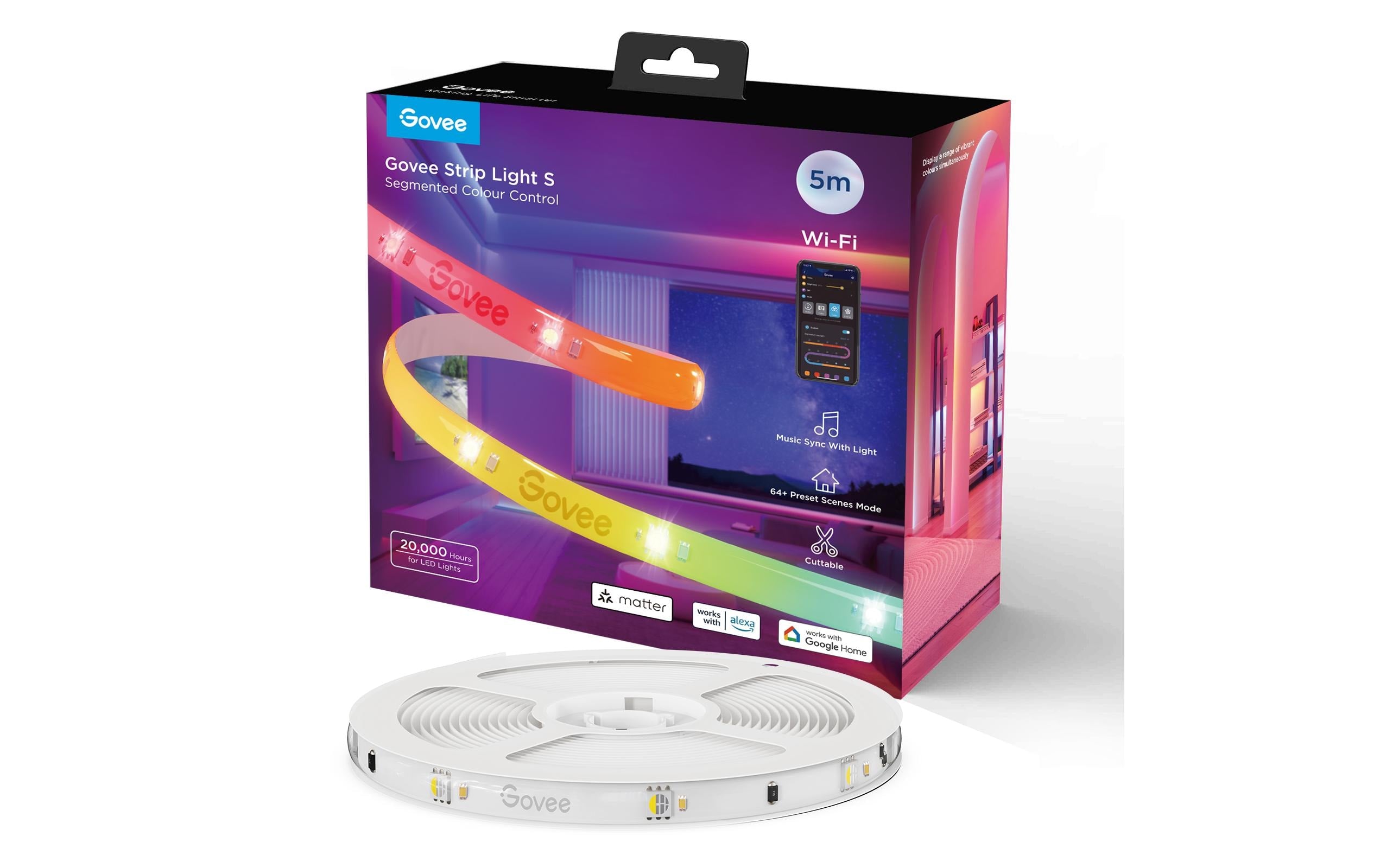 Govee LED Stripe Light S, Wi-Fi / Bluetooth