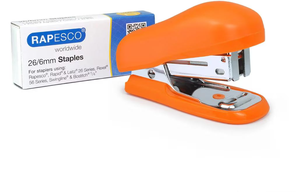Rapesco 1410 Bug Mini Heftgerät orange