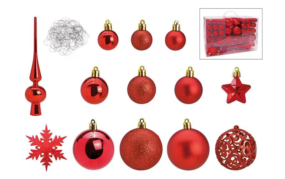 G. Wurm Weihnachtskugeln-Set 111er