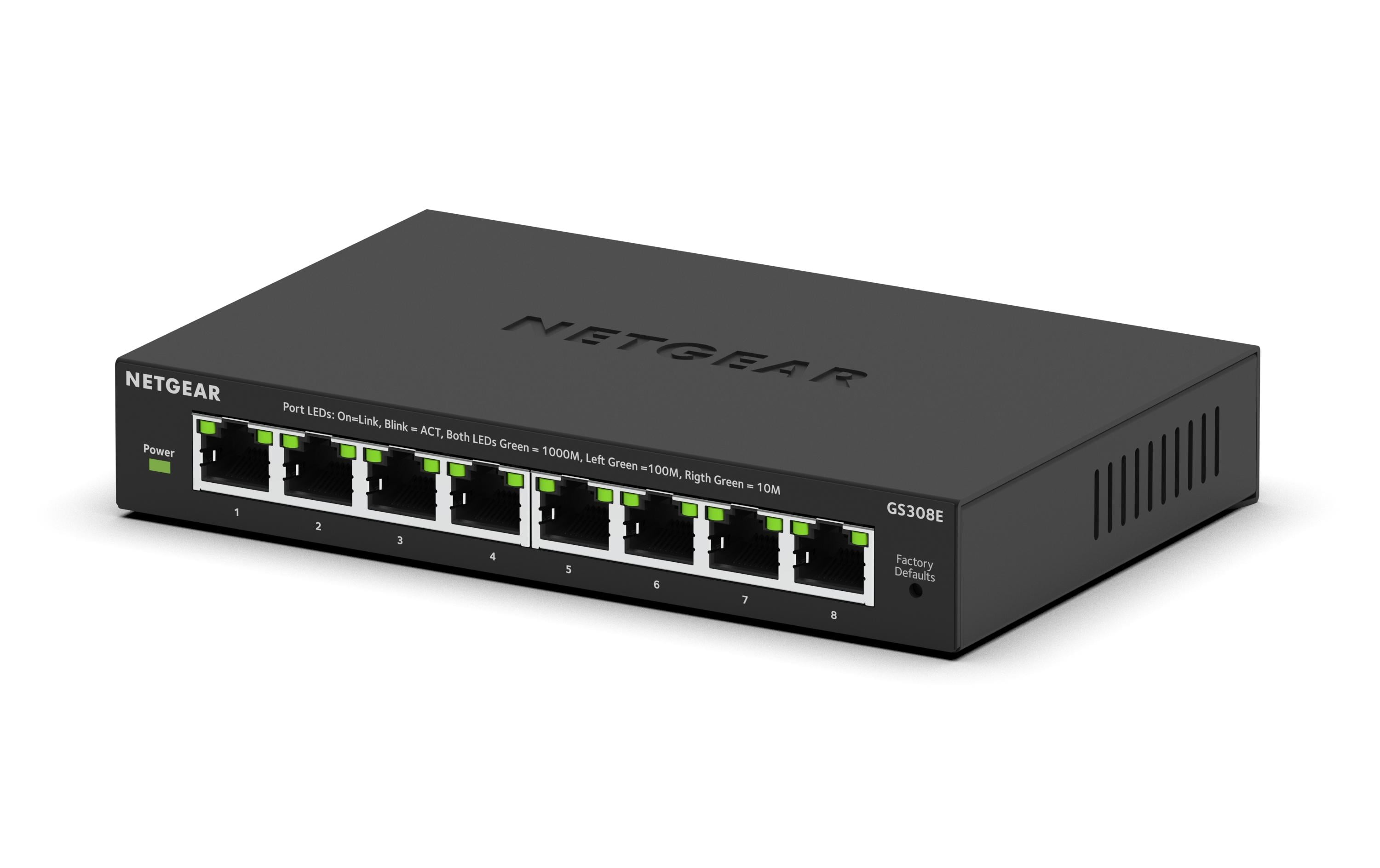Netgear GS308E v4: 8 Port Switch