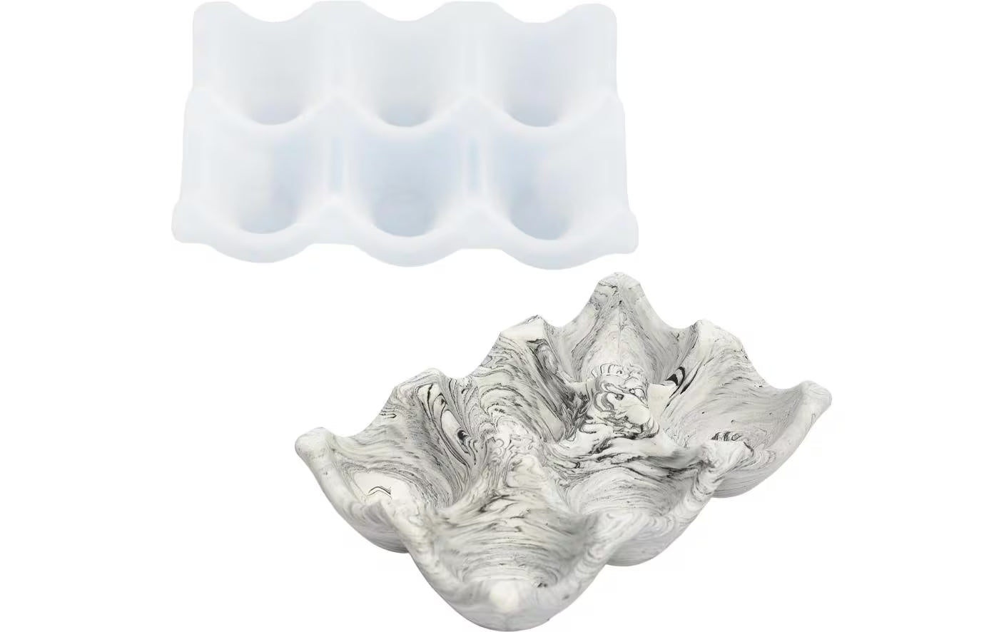 Jesmonite Giessform Silikon Eierbox
