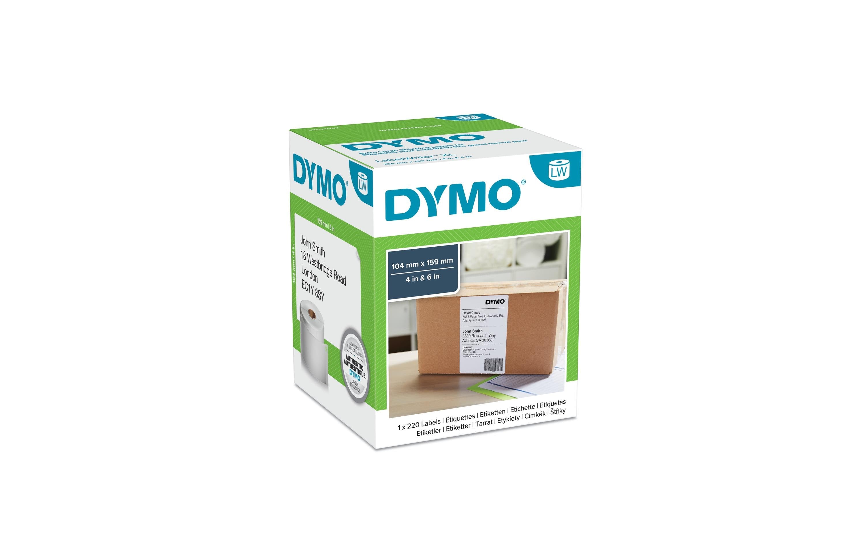 Dymo Versand-Etiketten extragross für