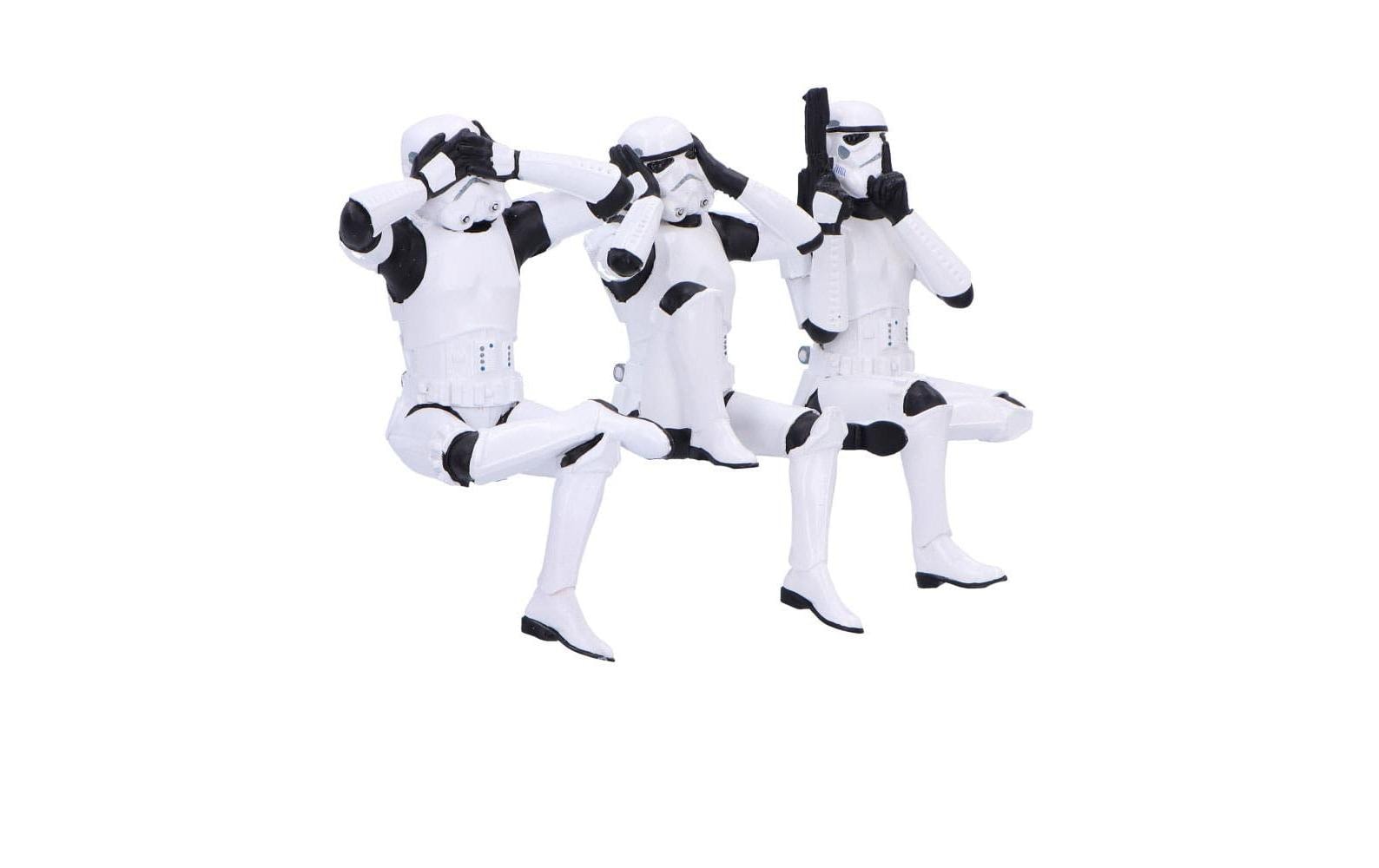 Star Wars Stormtrooper Thre Wise Sitting