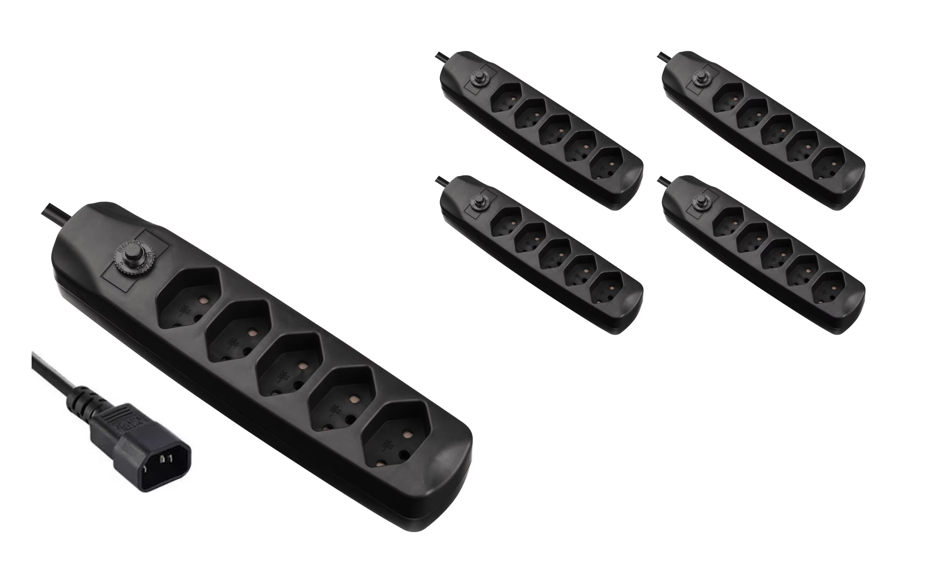 F.power Steckdosenleiste 5xT13/C14 KIT5
