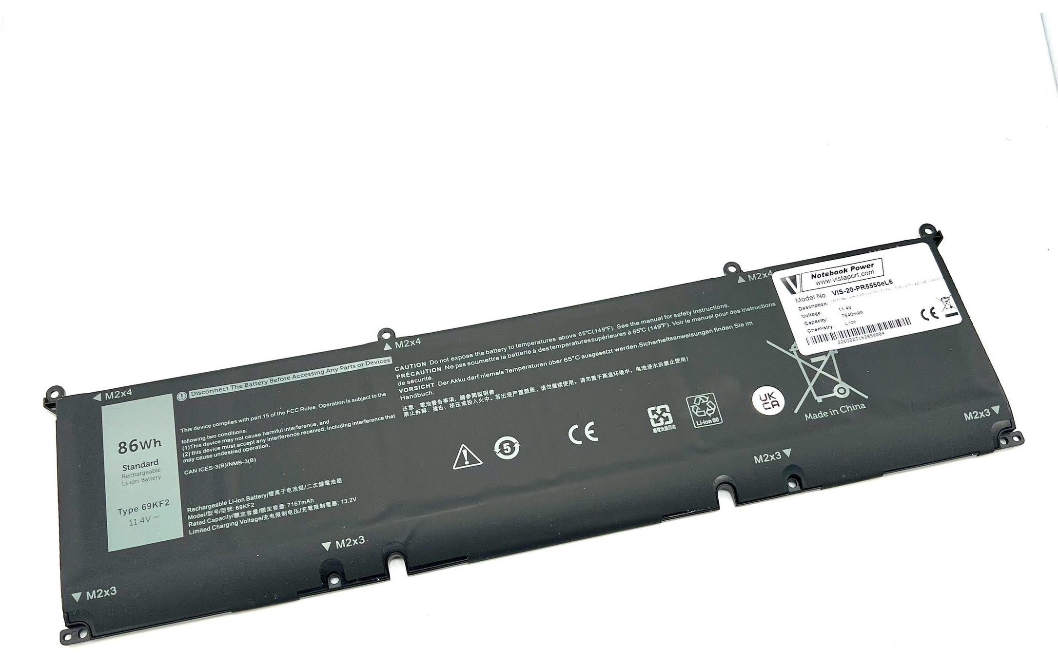 Vistaport NotebookAkku für DELL