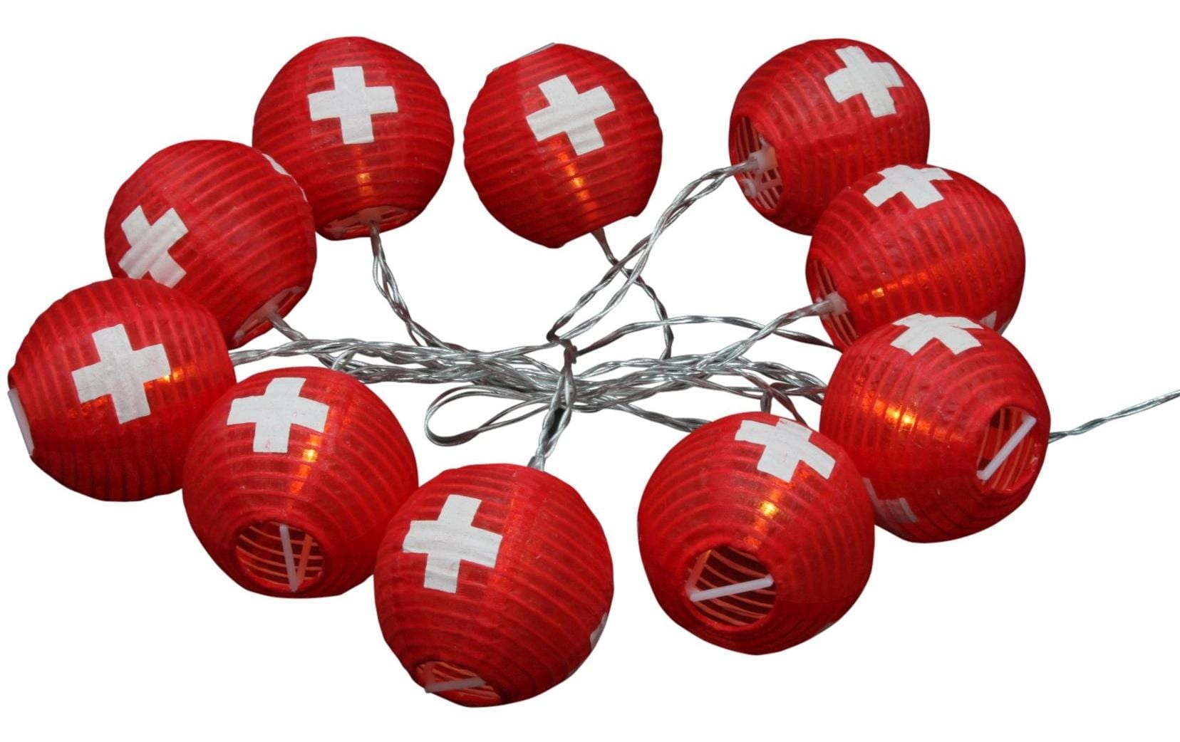 Dameco LED Lichterkette CH-Kreuz 1.8m