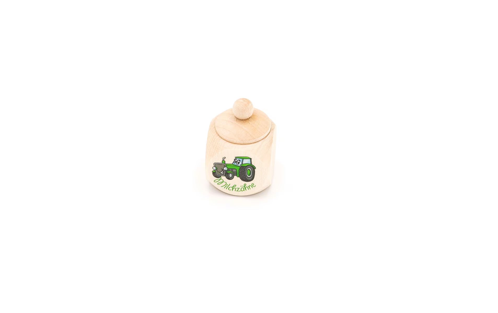 HobbyFun Holzartikel Milchzahndose Traktor