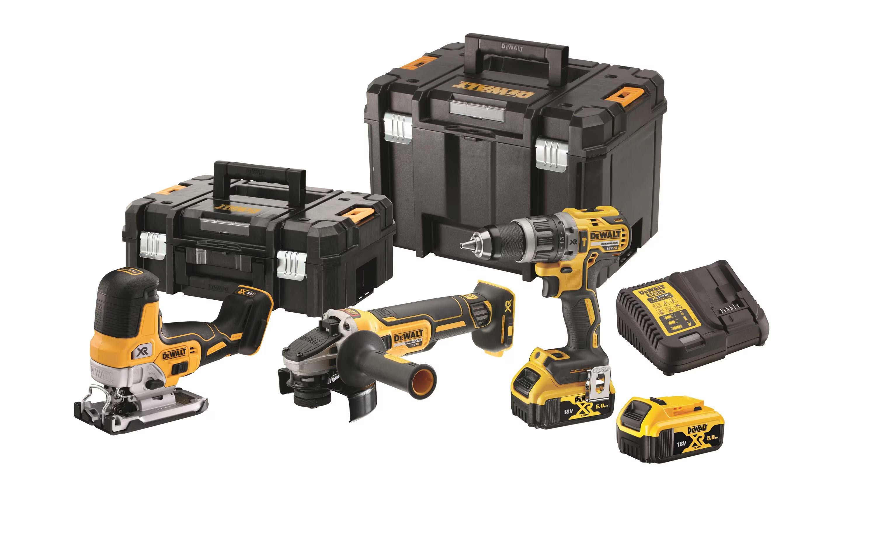 DeWalt 3er Maschinen-Set 18Vin TSTAK