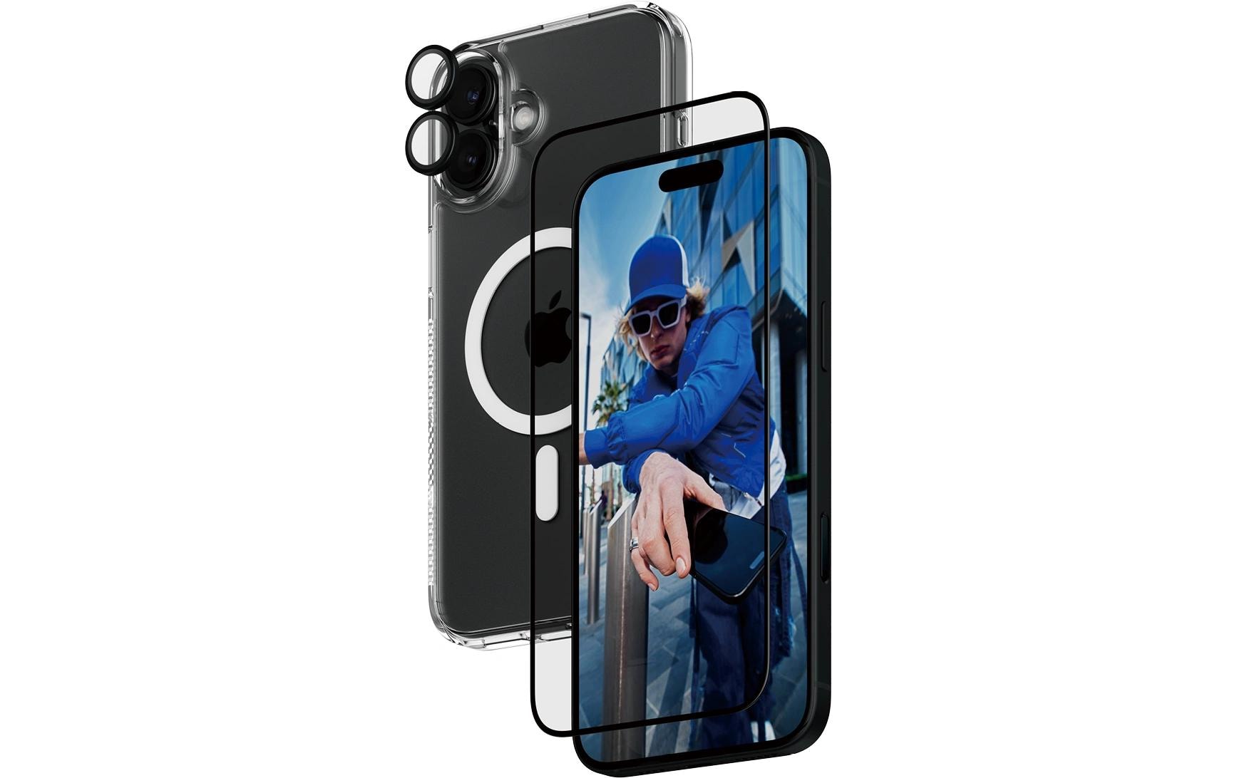 CARE 3-in-1 - Glas (Std), Case, Hoops