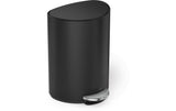 Simplehuman, Abfalleimer 6 l, Schwarz matt