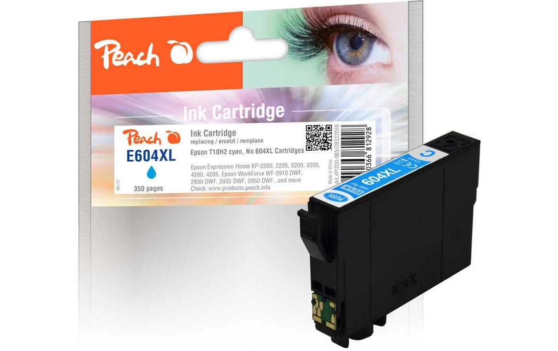 Peach Tinte Epson T10H2, No 604XL cyan