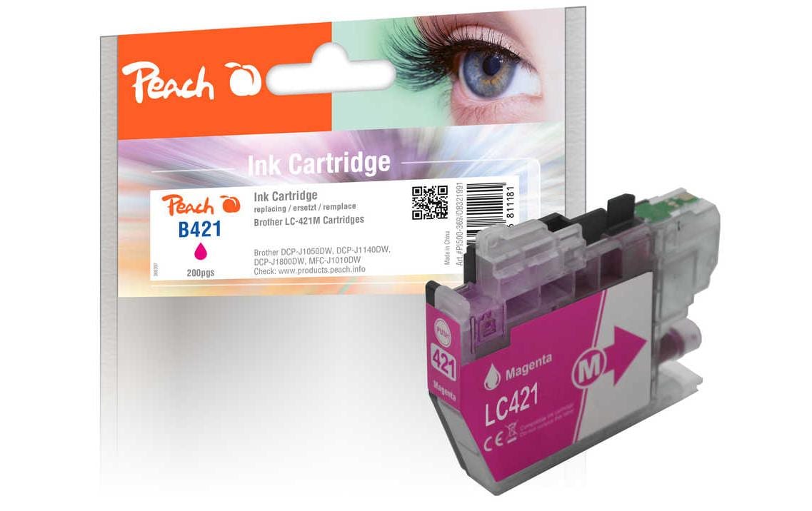 Peach Tinte Brother LC-421M