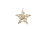 STT LED Dekoration Gold hanging star