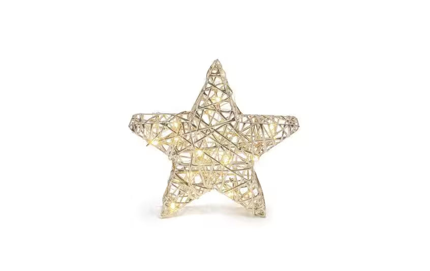 STT LED Dekoration Gold standing star