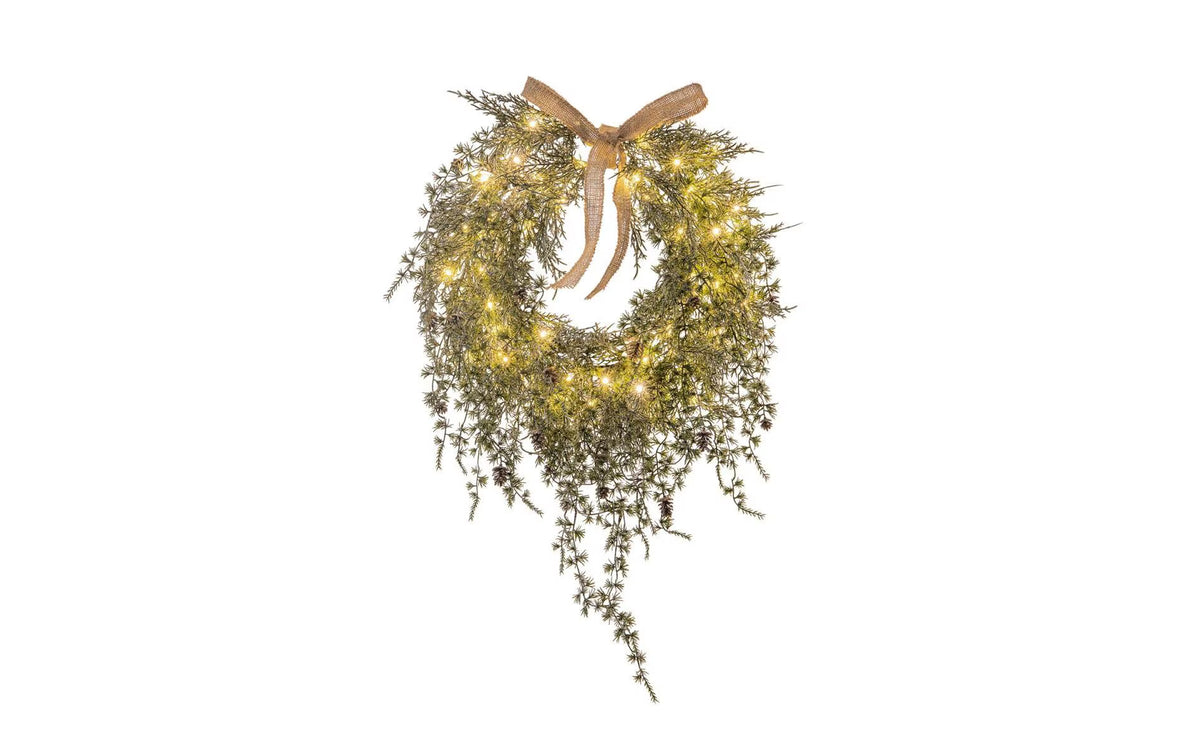 STT LED Kranz Pine wreath