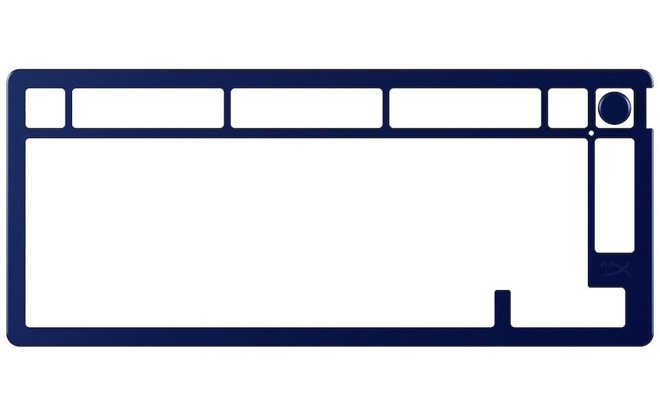 HyperX Alloy Rise 75 Top Plate, marineblau