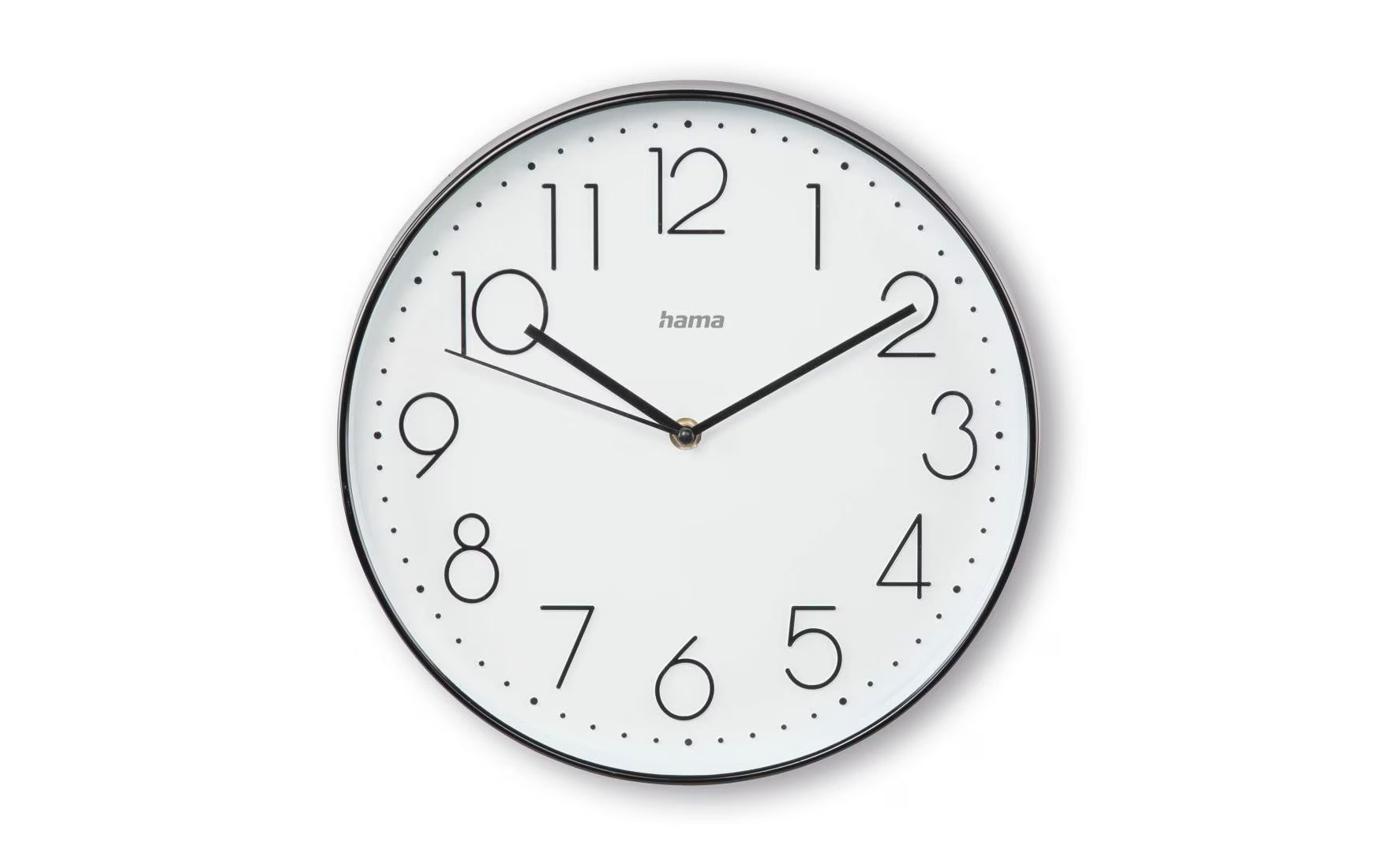 Hama Wanduhr Korsika, Schwarz-Weiss