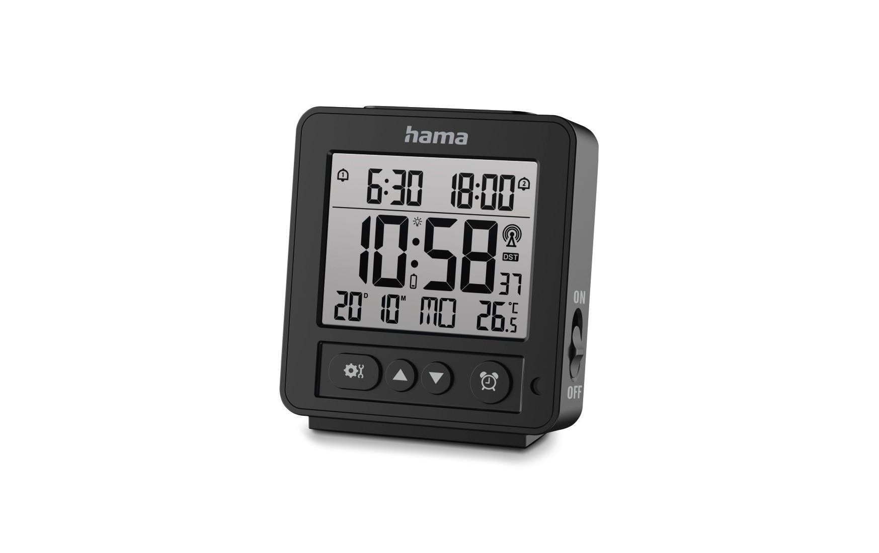 Hama Wecker digitaler Funkwecker Rhodos