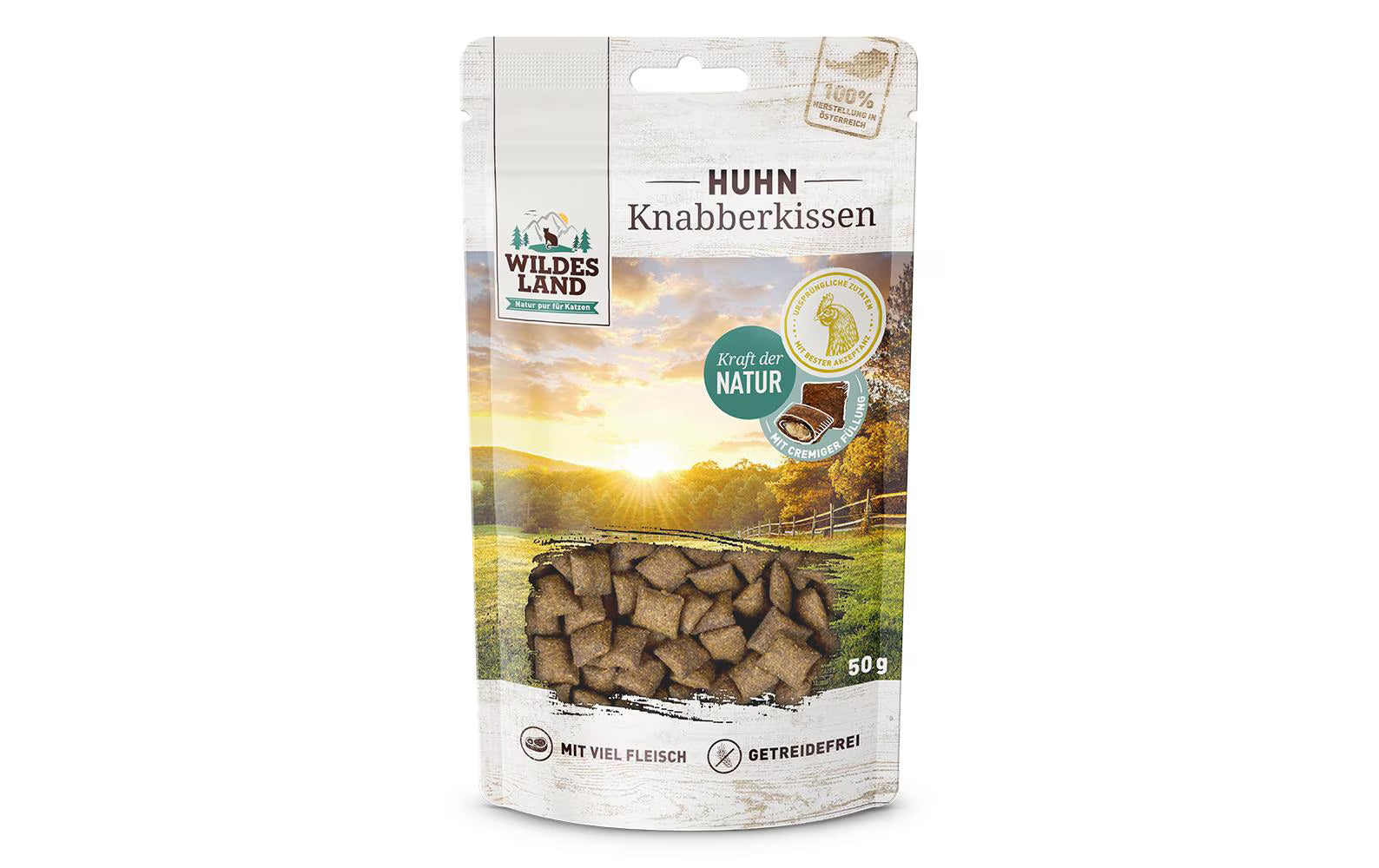 Wildesland Cat Snack Knabberkissen Huhn