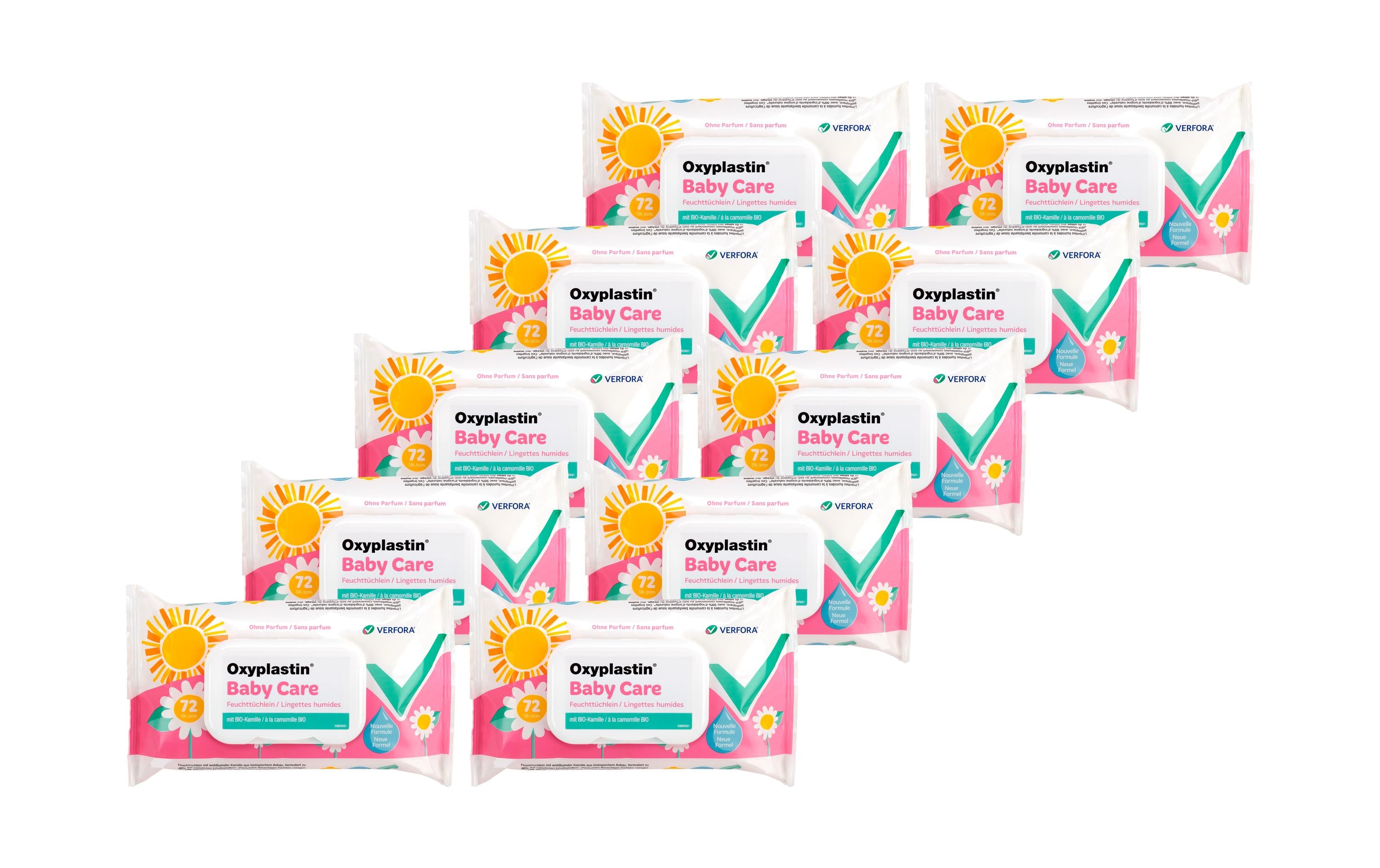 OXYPLASTIN Feuchttücher BabyCare Monatsbox