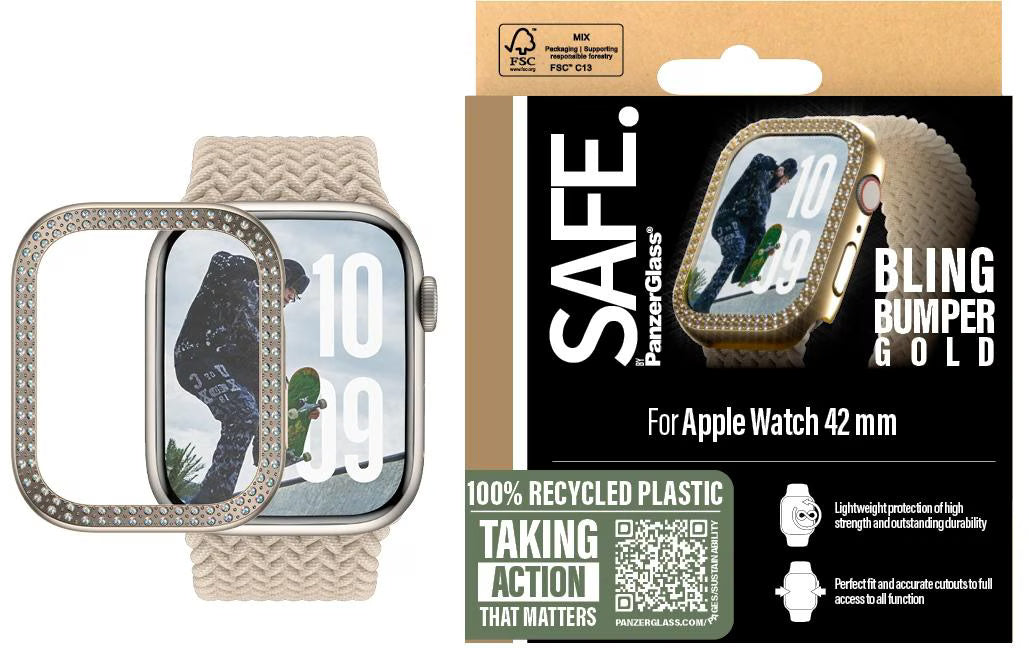 SAFE. Displayschutz Bling Bumper Gold