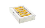 SLIM Patchkabel: 10cm, gelb, 50-Pack