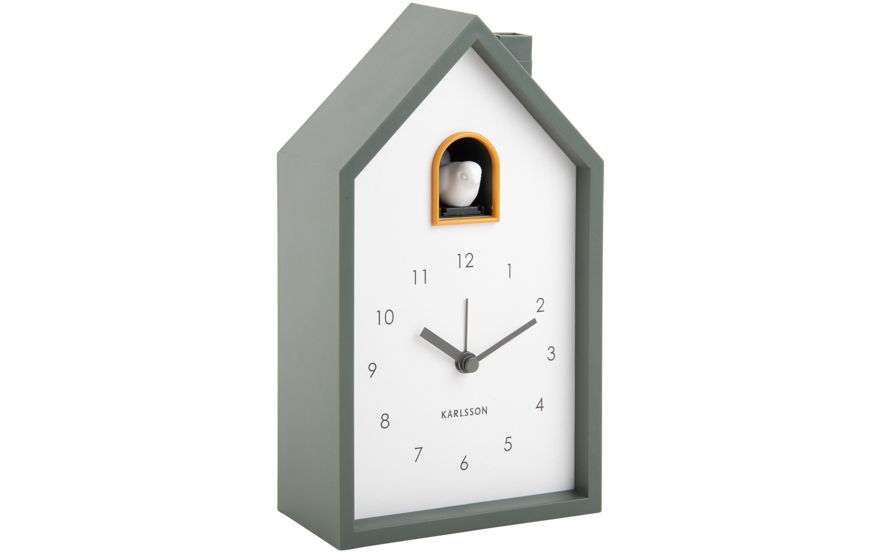 KARLSSON, Kuckuck-Wecker Jungle green