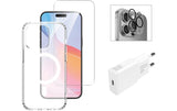 4SMARTS 3in1 Set, Glas, Cover, Charger