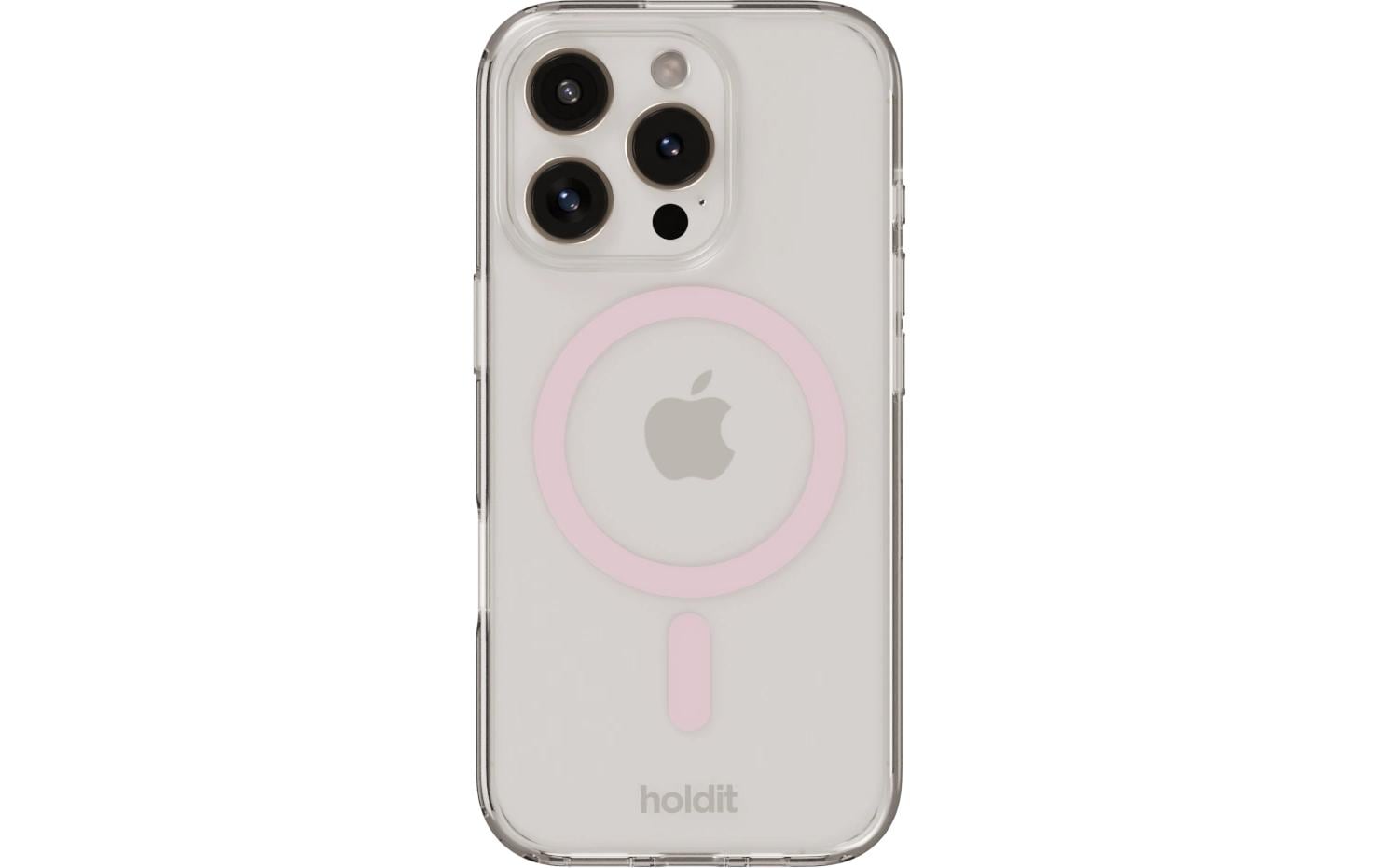 Holdit MagSafe Case Pink/Transparent