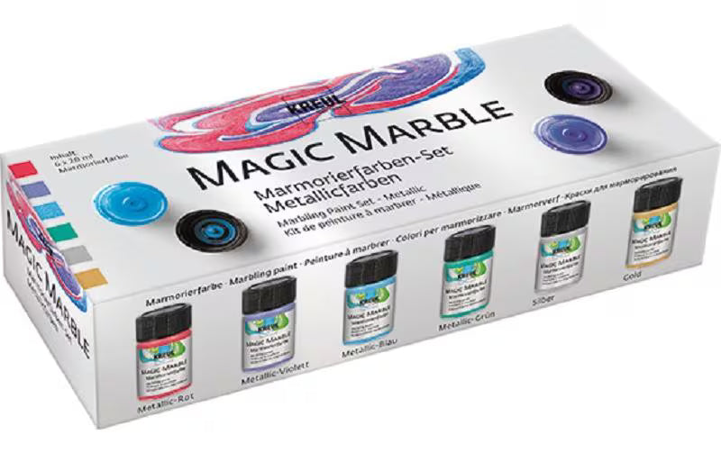 Kreul Marmorierfarbe Set Metallic