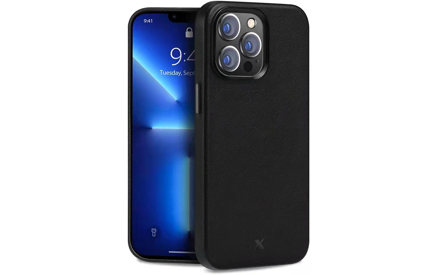 NEVOX StyleShell Echt Leder, schwarz