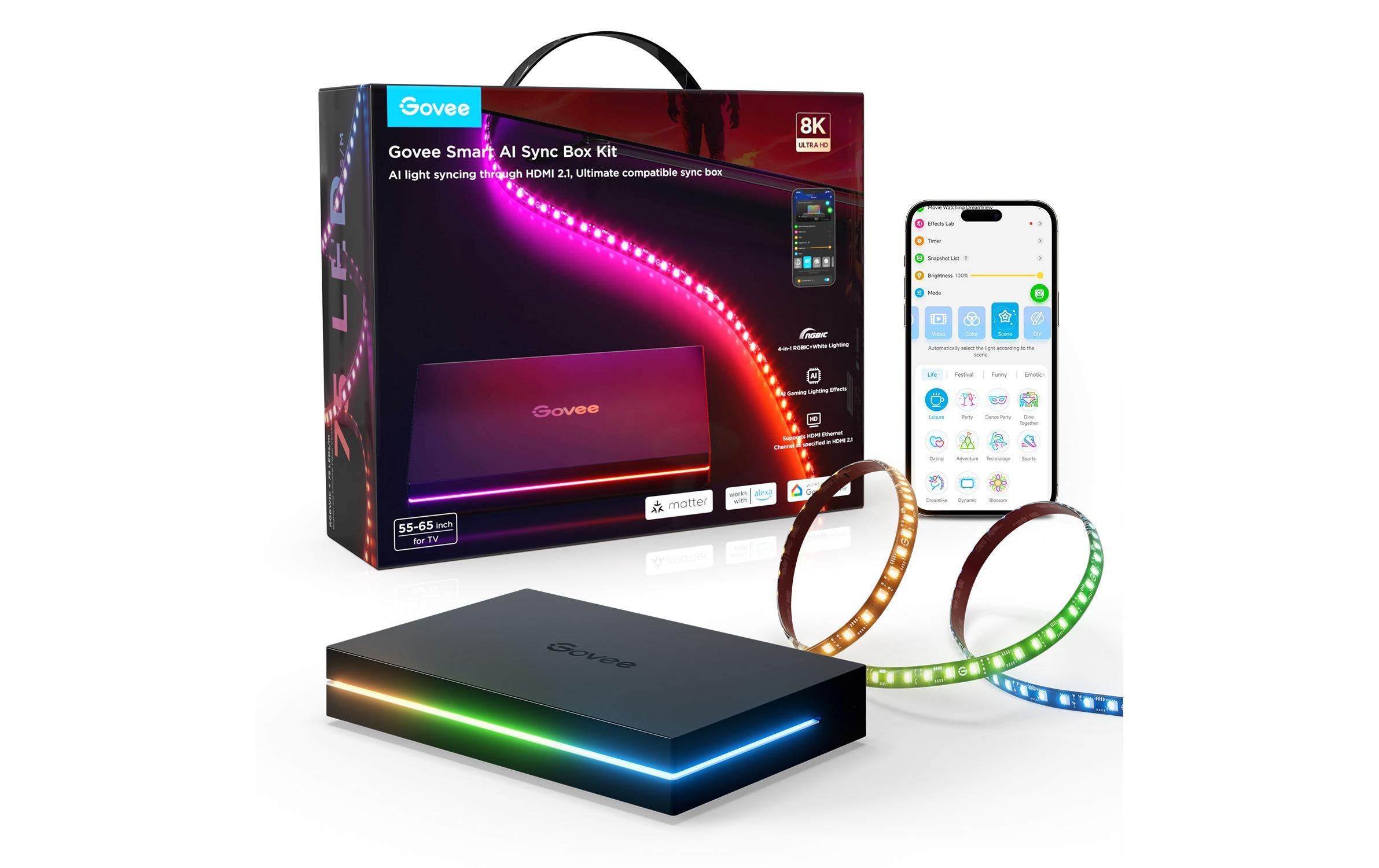 Govee HDMI AI Sync Box Kit 55-65
