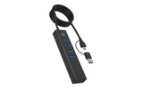 ICY BOX IB-HUB1737-C3, Type-C 7 Port USB3.0