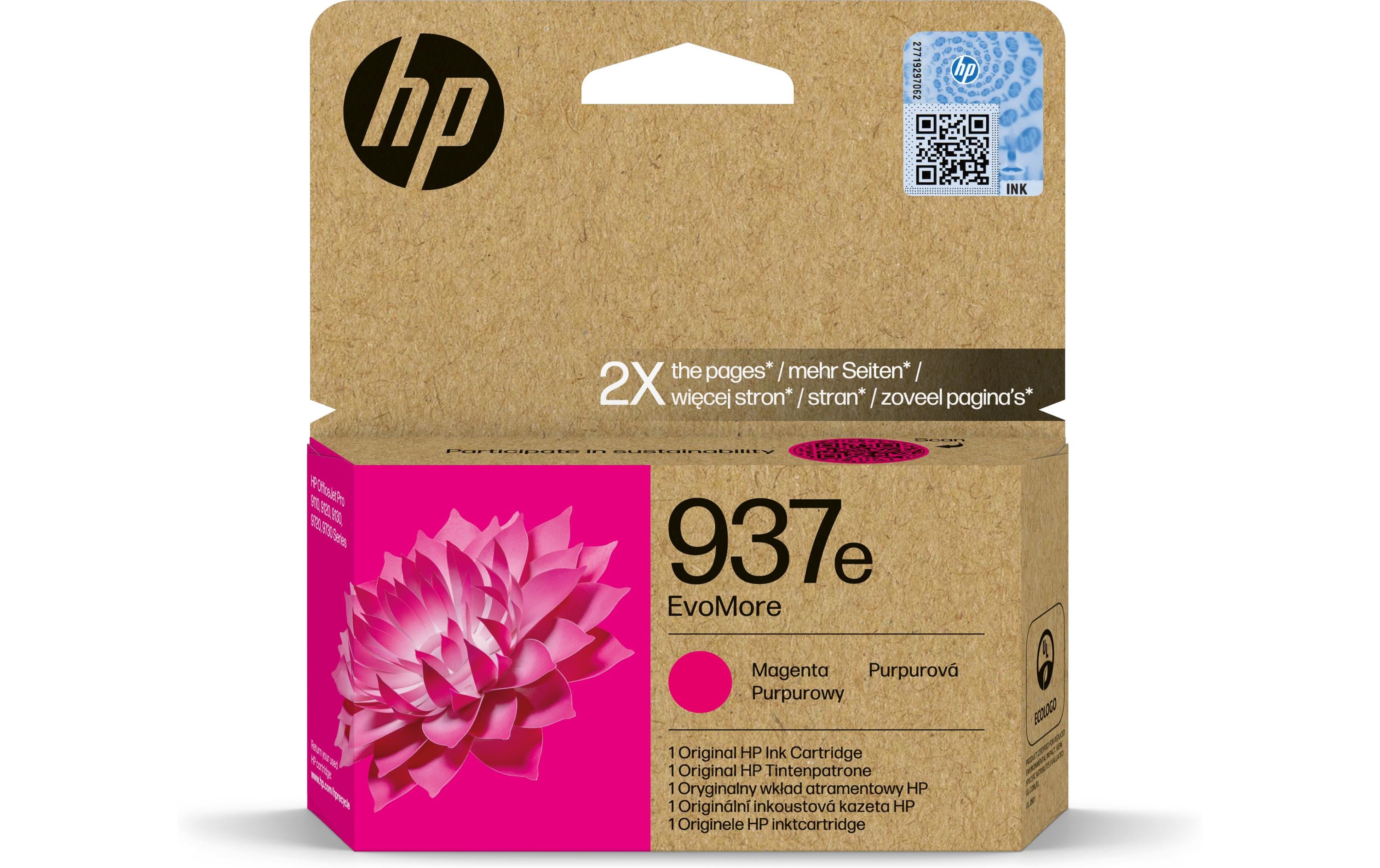 HP, Tinte Nr. 937e (4S6W7NE) Magenta