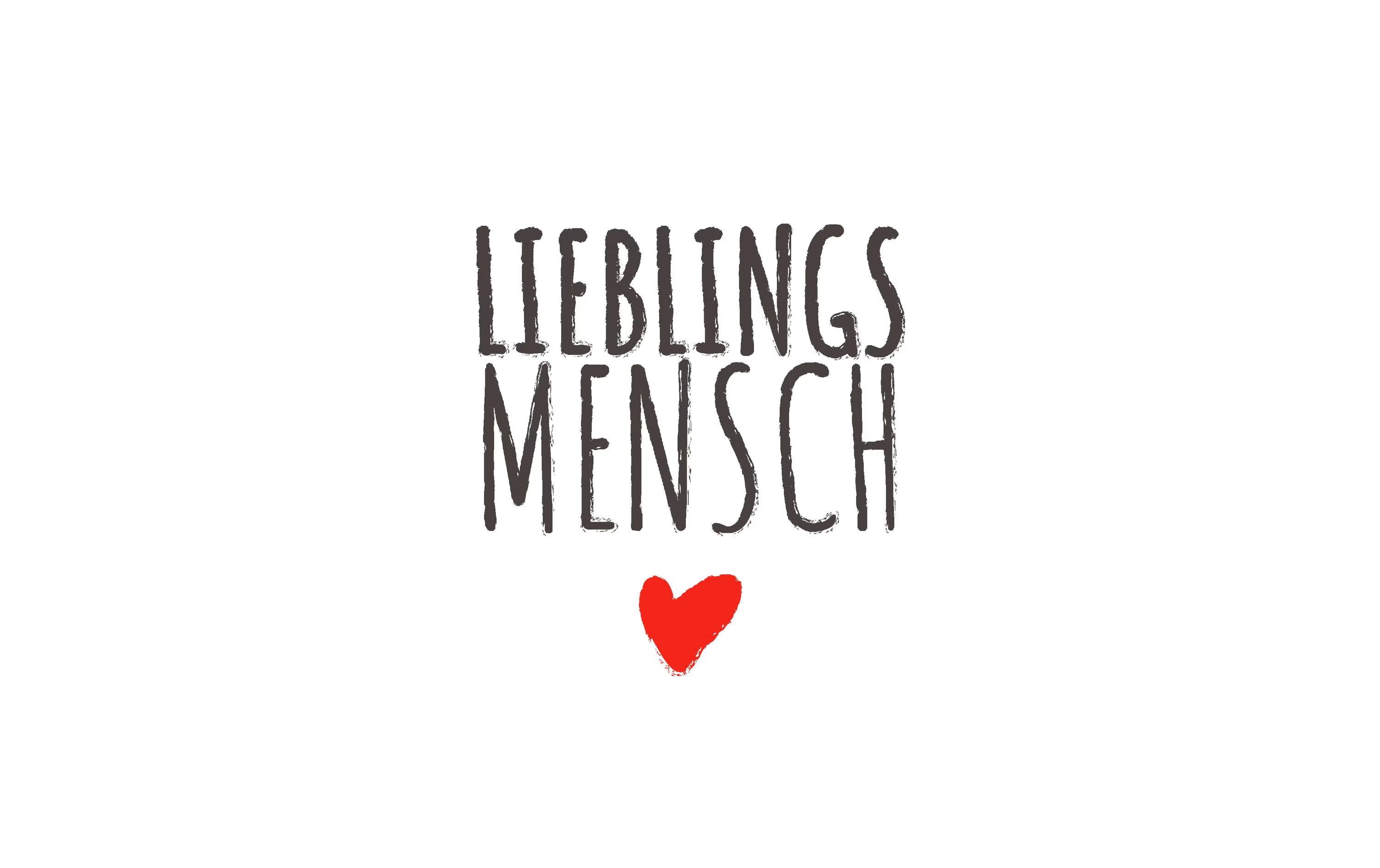 Paper + Design Servietten Lieblings Mensch