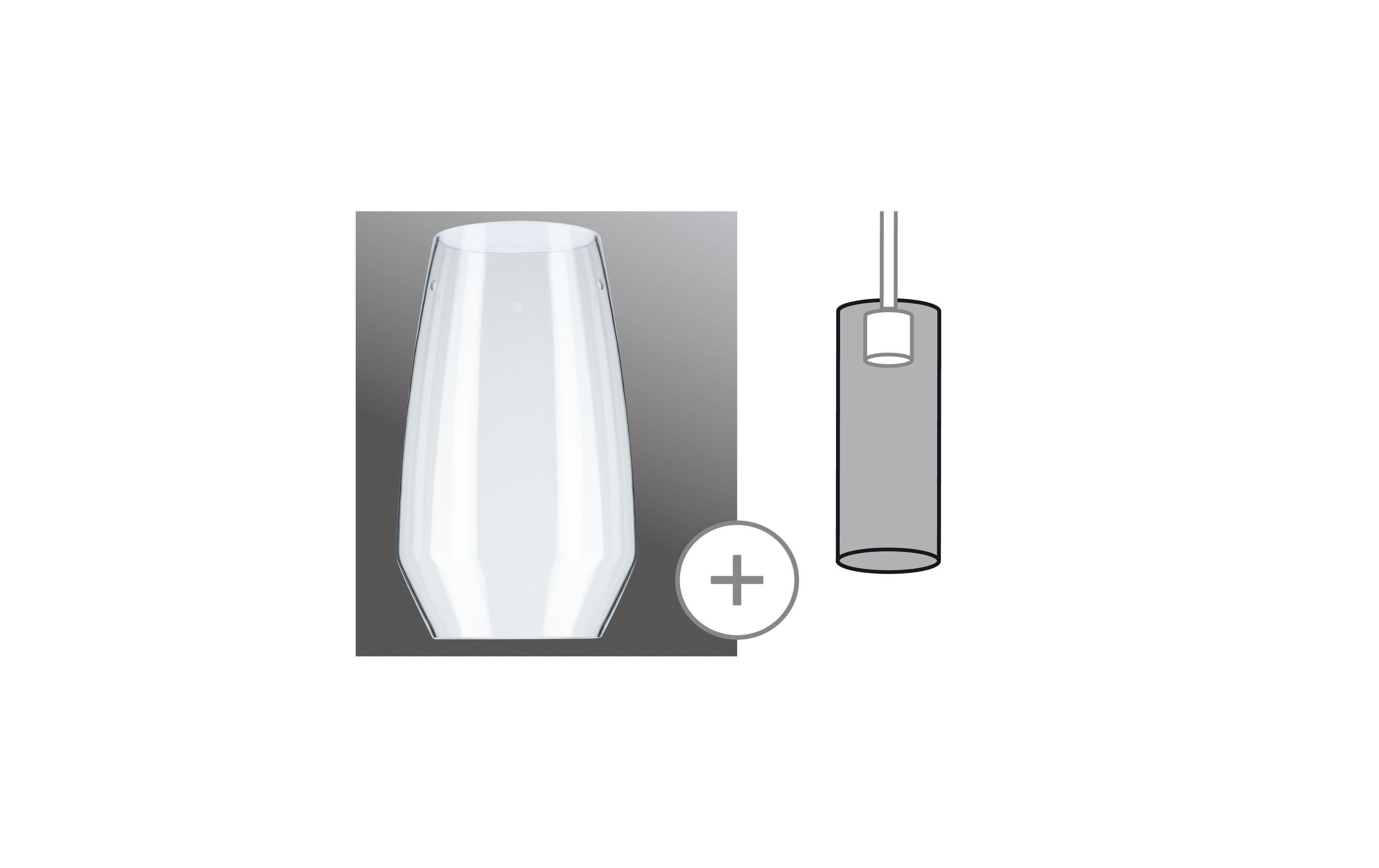Paulmann URail Glas Vento