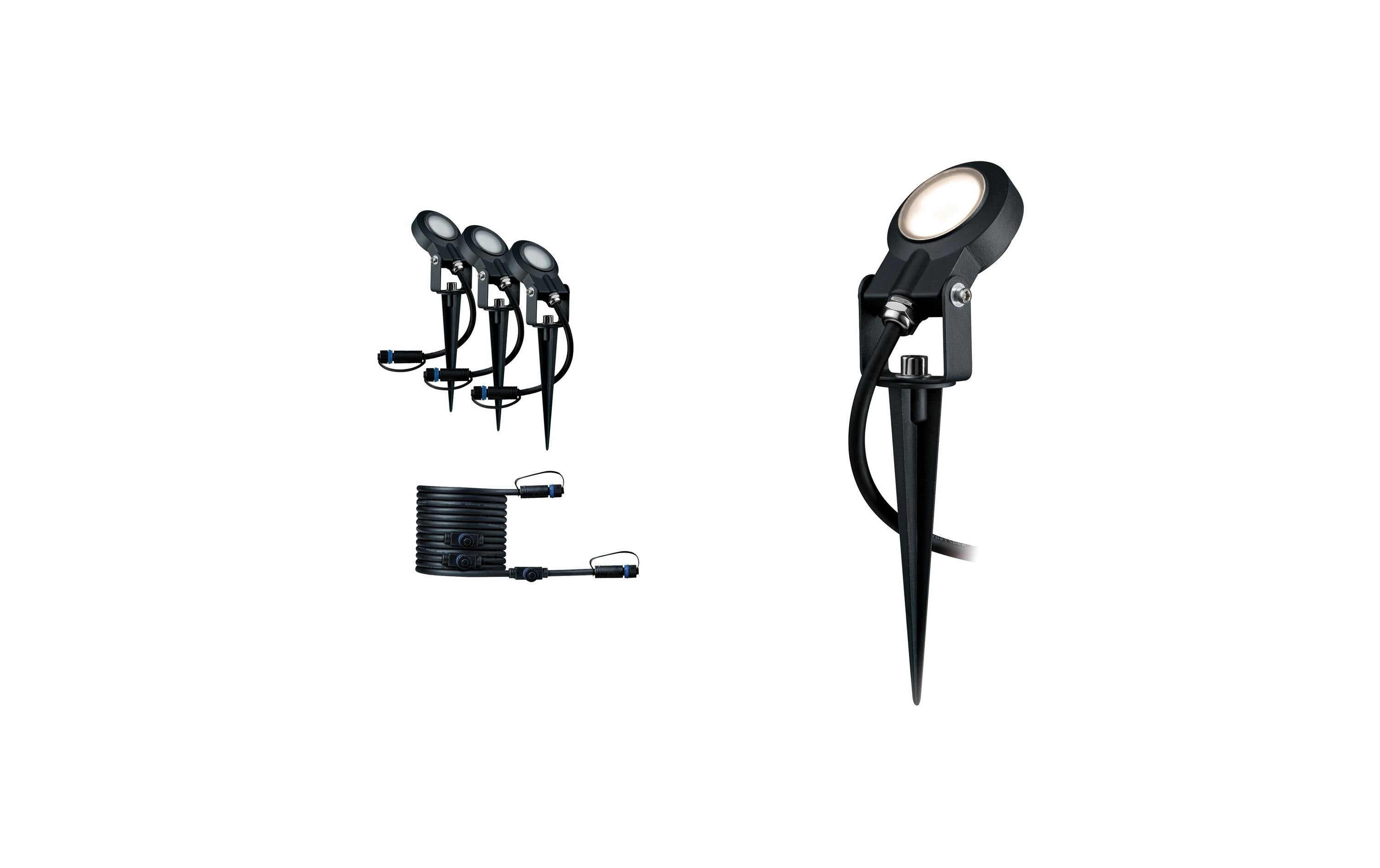 Paulmann Gartenspot 3X 6W 520lm 3000K