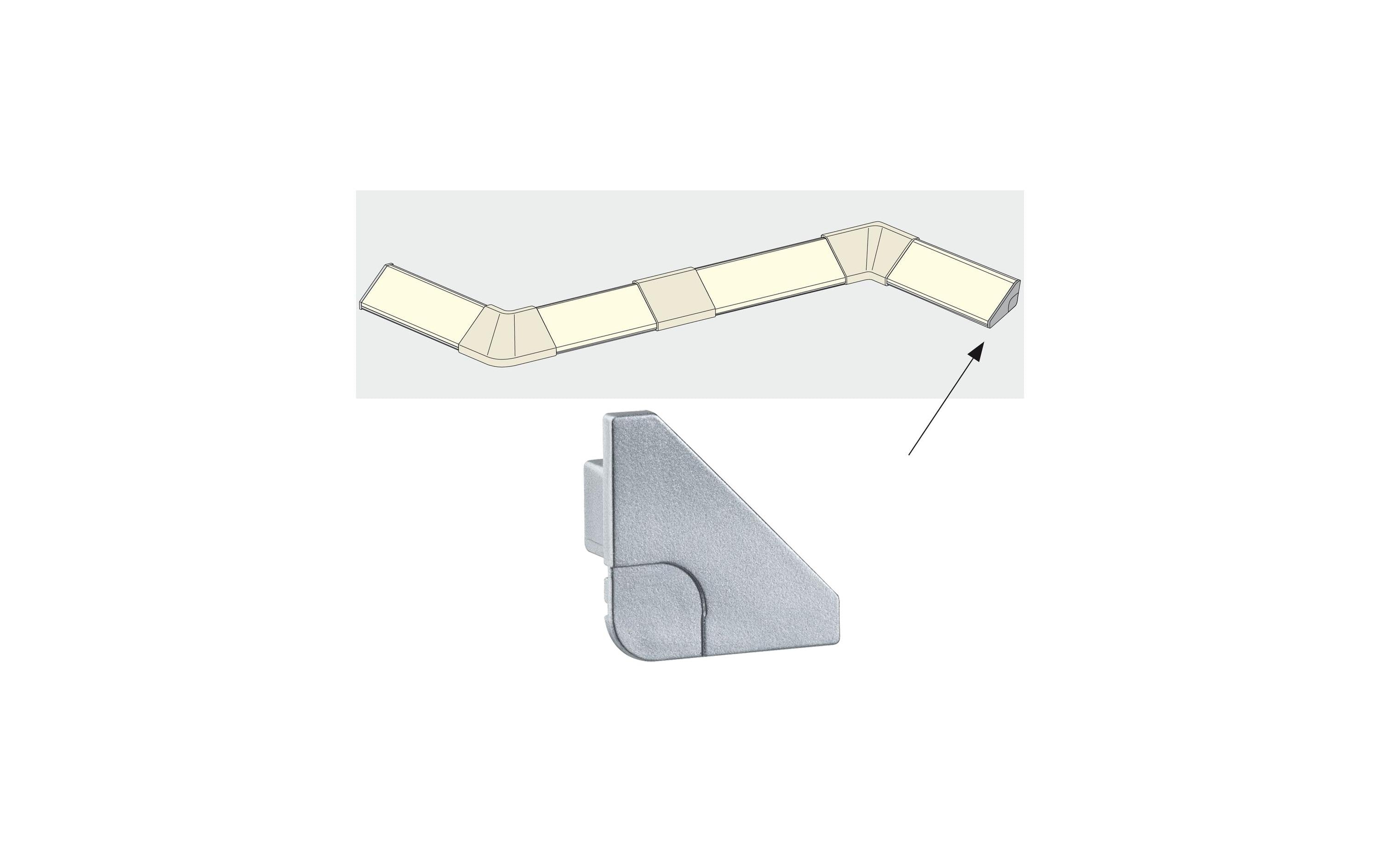 Paulmann Delta Profil Endstueck 2 Stk.