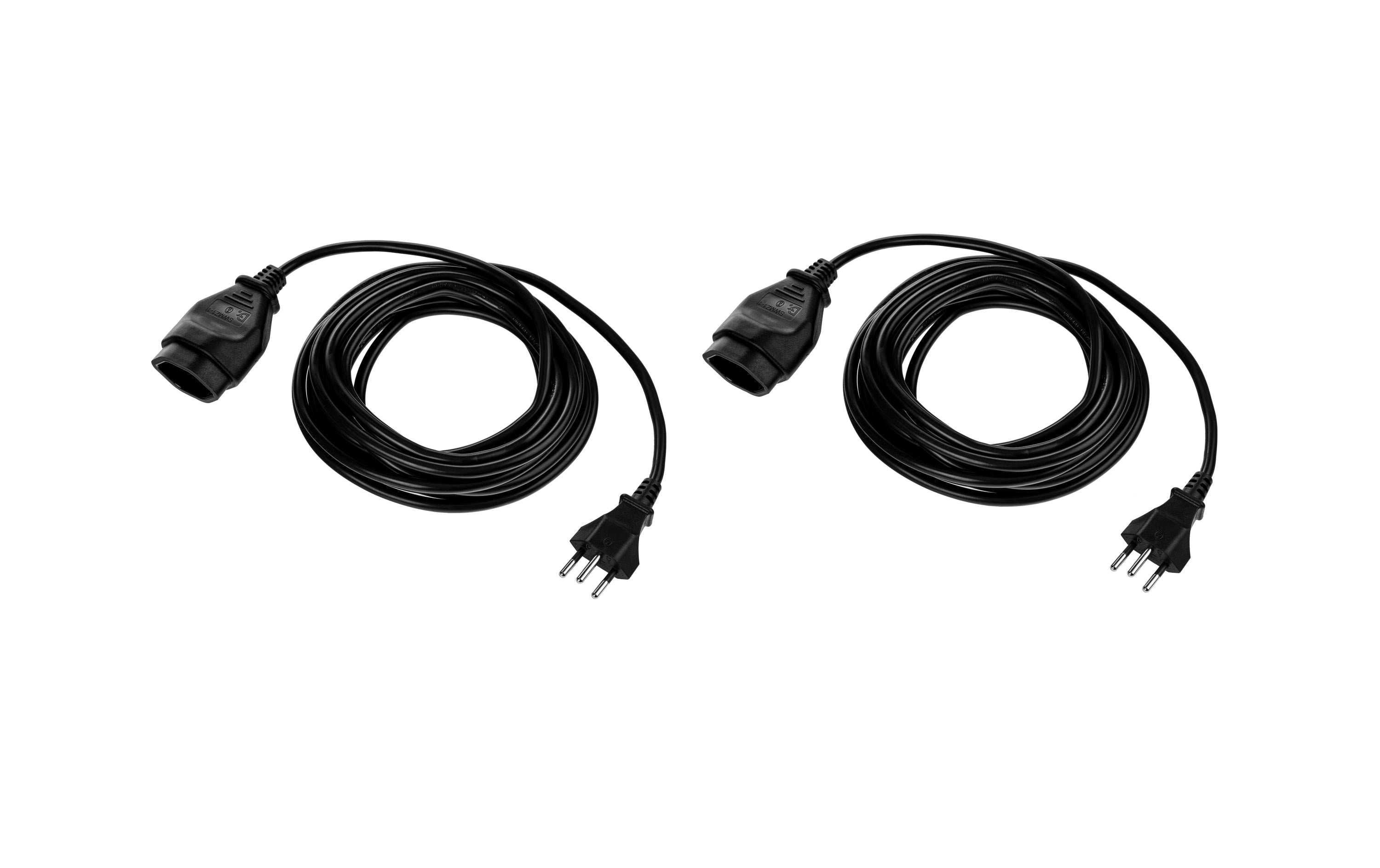 F.power Verlängerungskabel T13-T12 5m sw