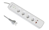 FURBER.power, Steckdosenleiste 4 x T13, USB