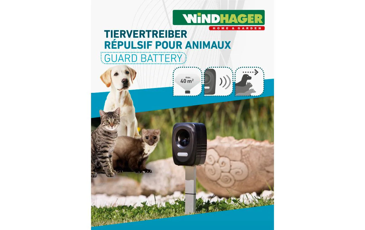 Windhager Tier-Abwehrgerät Batterie Outdoor