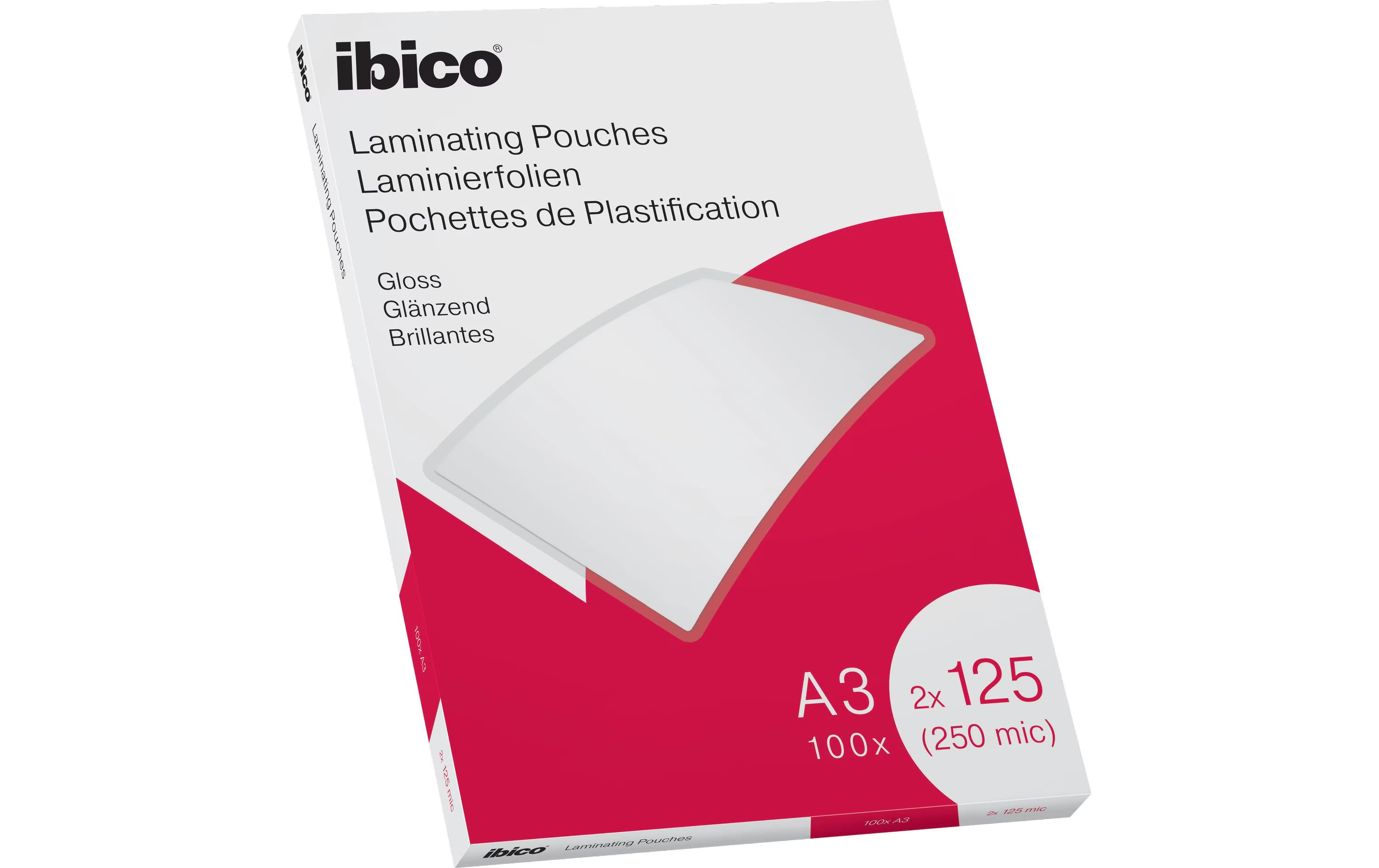 Ibico, Laminierfolie Premium A3 125 µm, glä