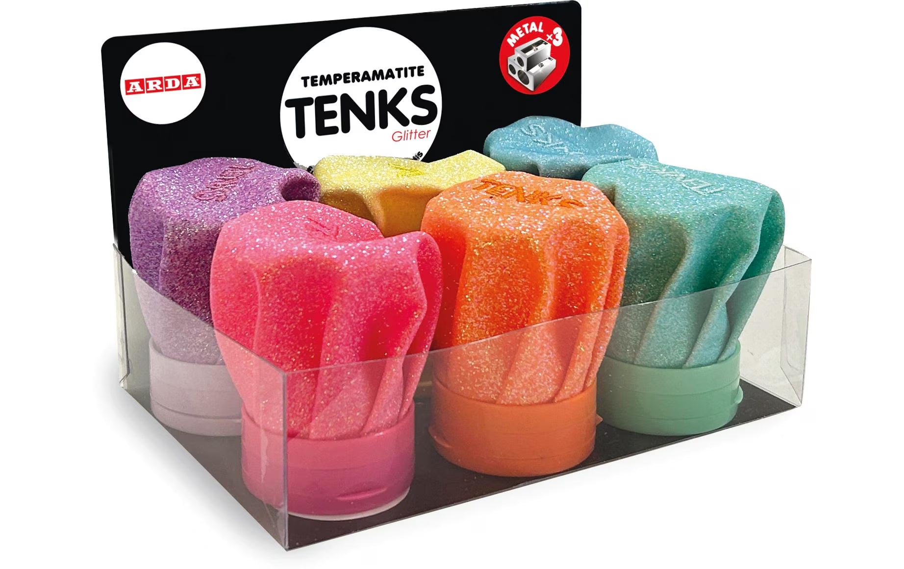 ARDA Dreifachspitzer TENKS Glitter 1 Stück
