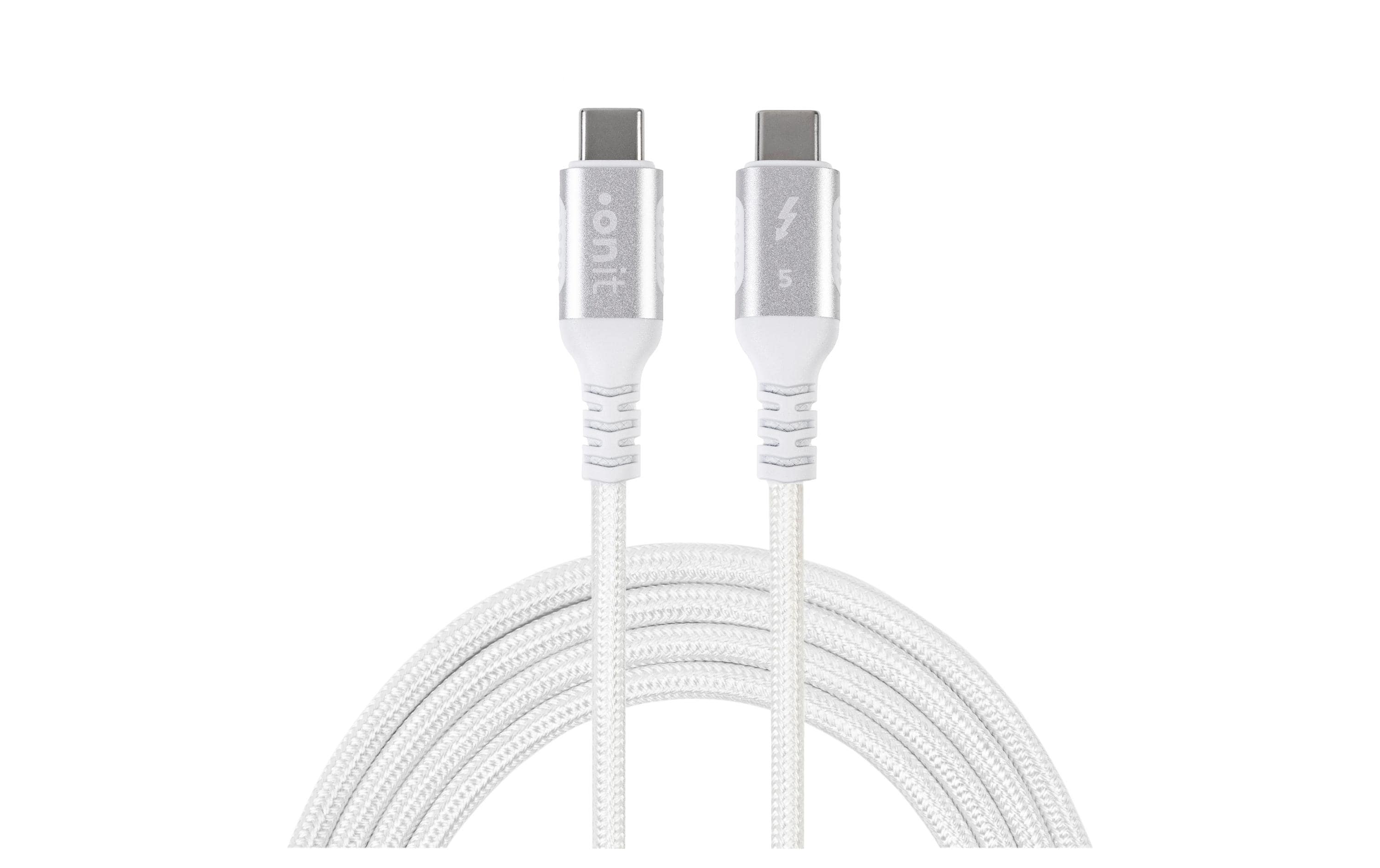 onit Thunderbolt5-Kabel C-C weiss 0.5m