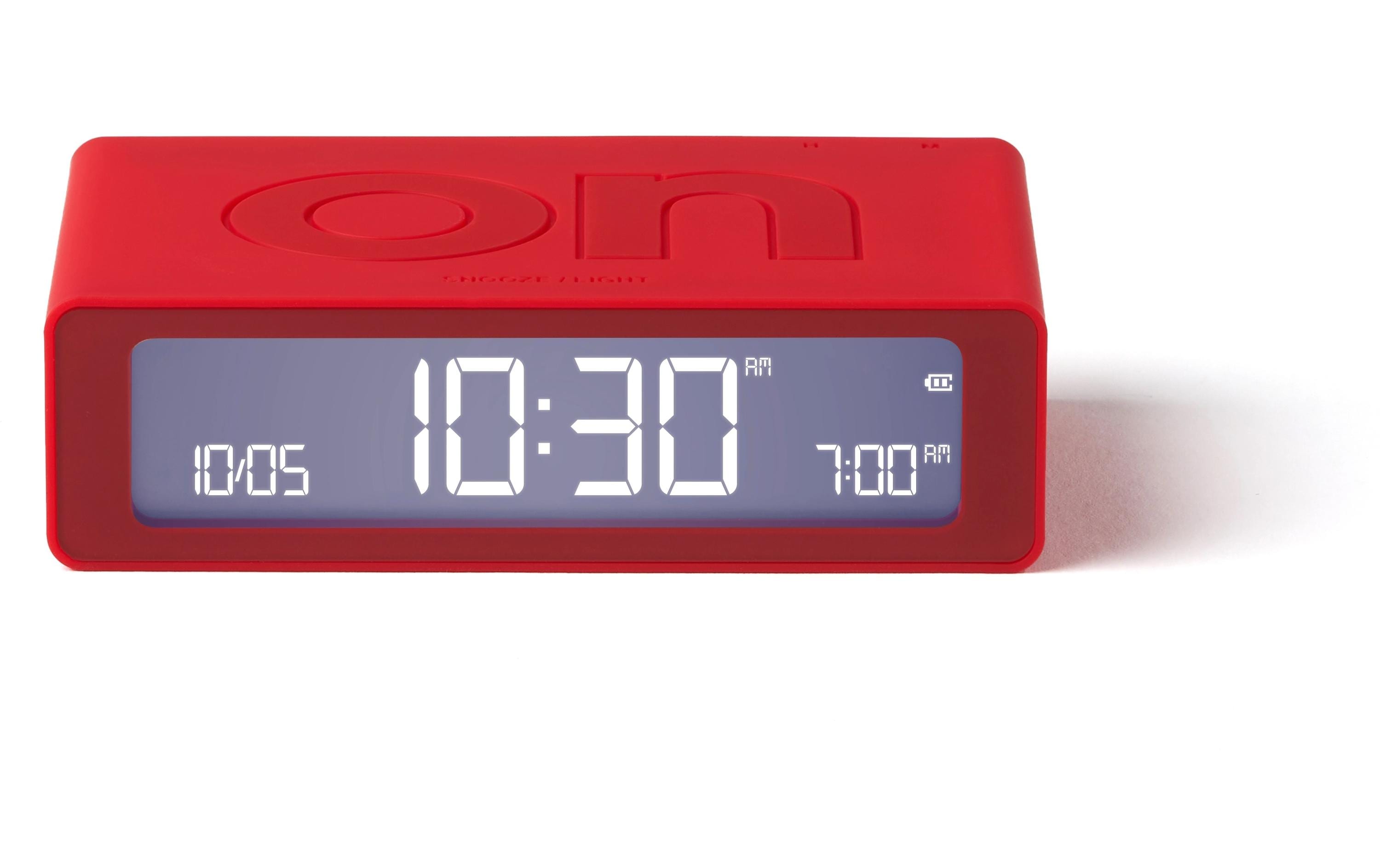 Lexon, Digitalwecker Flip Mini Rot