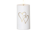 Star Trading LED Memorial Kerze Heart