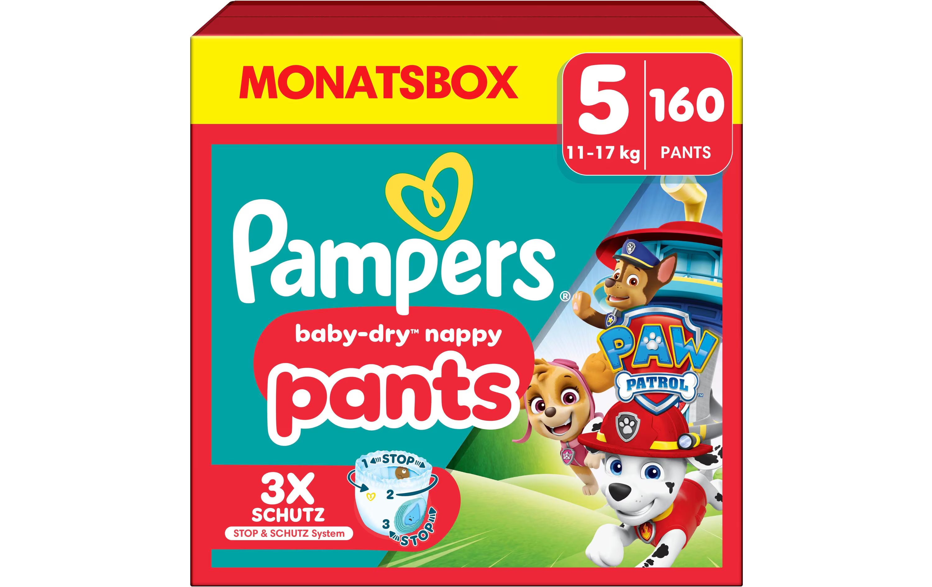 Pampers Windeln Baby Dry Pants Paw Patrol