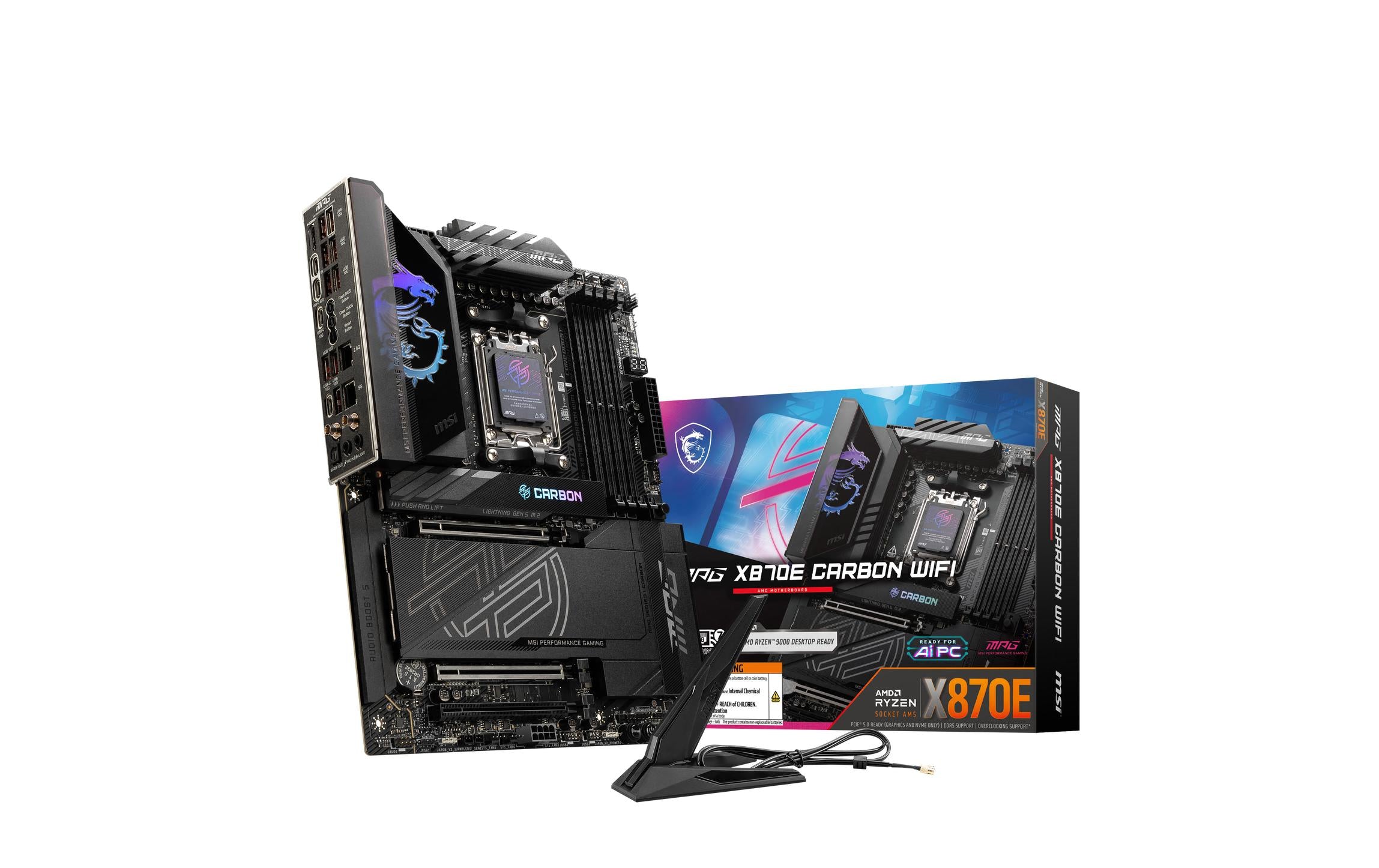 MSI MPG X870E CARBON WIFI, AM5, ATX