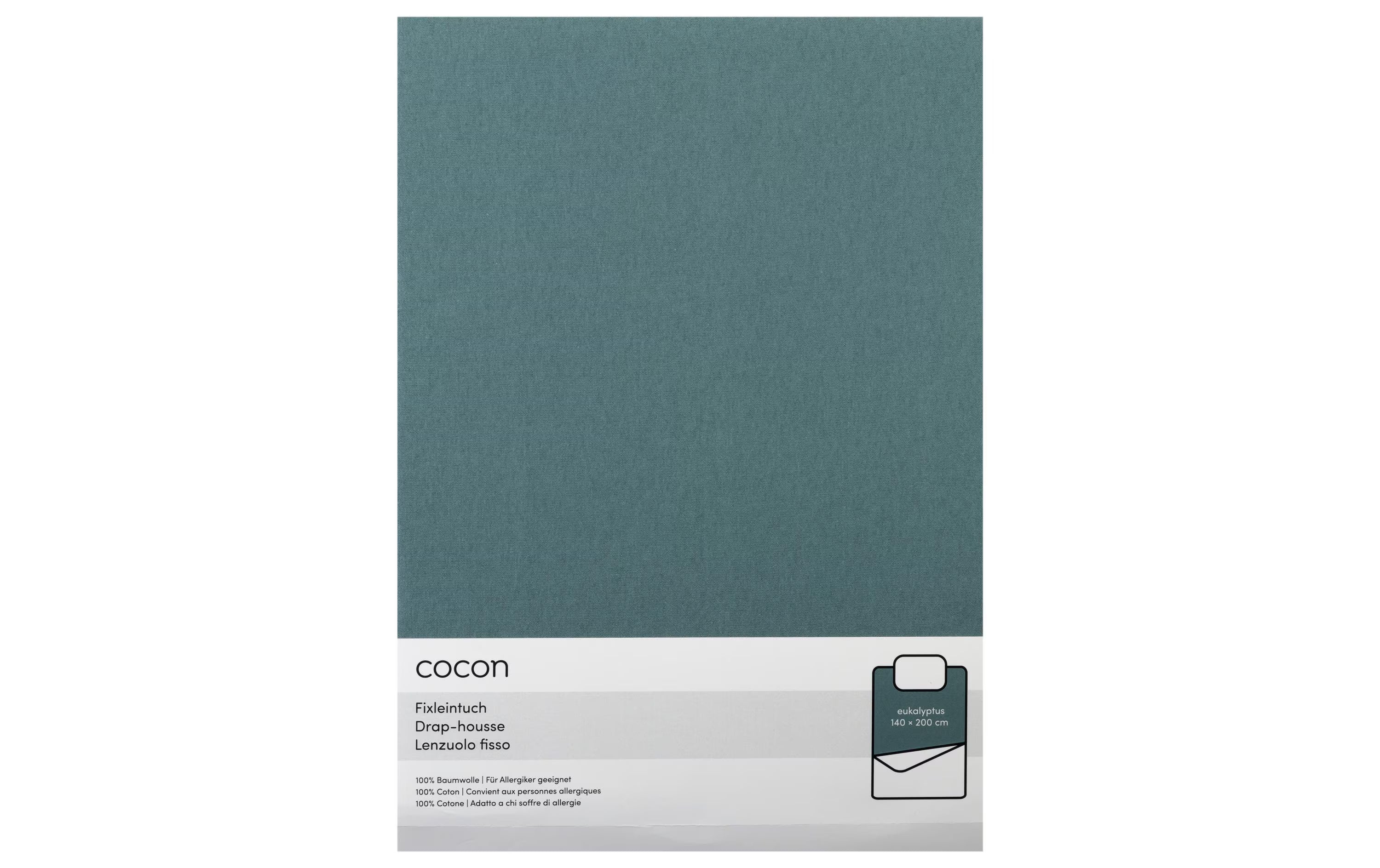 COCON Fixleintuch Jersey 140-160 x 200 cm,