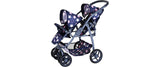 Zwillingspuppenwagen Milo star blue pink